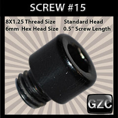 # 15 Cap Screw Standard M8x1.25mm x 1/2&quot; Black