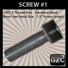 # 1 Cap Screw Standard M10x1.5mm x 1 1/2&quot;