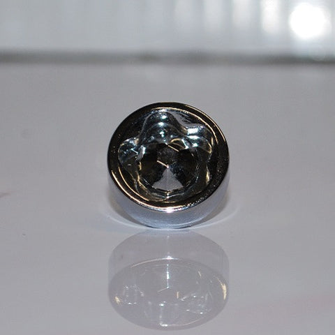 #3 Chrome Rivet 3/4" Head Diameter Star 3/8" Head Height 3/8" Shaft Length 1/4" Diameter Shaft