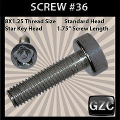 # 36 Cap Screw Standard M8x1.25mm x 1 3/4&quot;