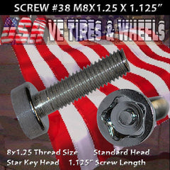 # 38 Cap Screw Standard M8x1.25mm x 1 1/8&quot;