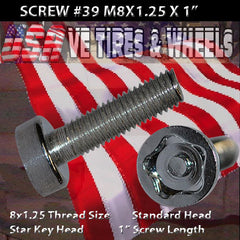 # 39 Cap Screw Standard M8x1.25mm x 1&quot;