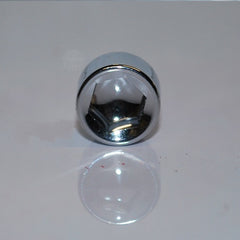 #4 Chrome Rivet 1/2" Head Diameter Hex 3/8" Head Height 1/4" Shaft Length 1/4" Diameter Shaft