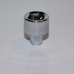 #4 Chrome Rivet 1/2" Head Diameter Hex 3/8" Head Height 1/4" Shaft Length 1/4" Diameter Shaft