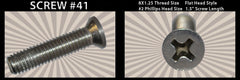 # 41 Cap Screw Flat M8x1.25mm x 1 1/2"