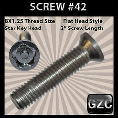 # 42 Cap Screw Flat M8x1.25mm x 2"