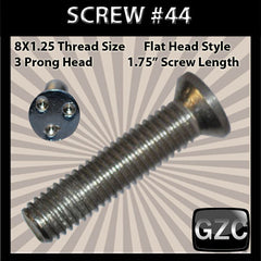 # 44 Cap Screw Flat M8x1.25mm x 1 3/4"