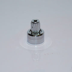 #5 Chrome Rivet 1/2" Head Diameter Hex 1/4" Head Height 3/8" Shaft Length 1/4" Diameter Shaft