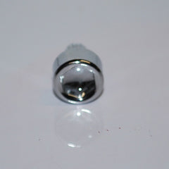 #5 Chrome Rivet 1/2" Head Diameter Hex 1/4" Head Height 3/8" Shaft Length 1/4" Diameter Shaft