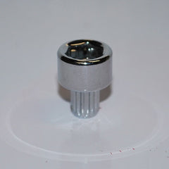 #5 Chrome Rivet 1/2" Head Diameter Hex 1/4" Head Height 3/8" Shaft Length 1/4" Diameter Shaft