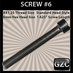 # 6 Cap Screw Standard M8x1.25mm x 1 5/8"