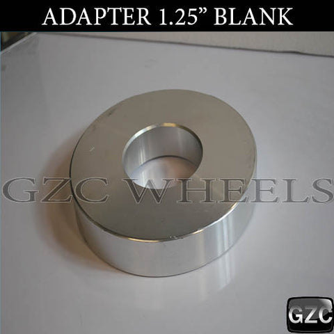 BLANK CAR ADAPTER  1.25" Thick & 6.5" Outer Diameter (CB 73.1)