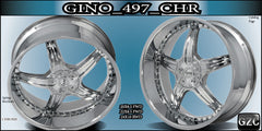 GINO 497 20X8.5 5x114.3/120 ET+35 CHROME