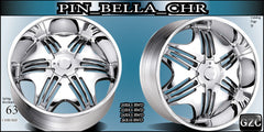 PINNACLE BELLA 26X10 BLANK ET+20 CB 78.1 CHROME