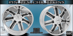 PINNACLE LEX 22X9.5 5x115/120 ET+15 CHROME BLK INS
