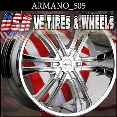 ARMANO 505 22X9.5 6x135/139.7 ET+30 CB 87 CHROME