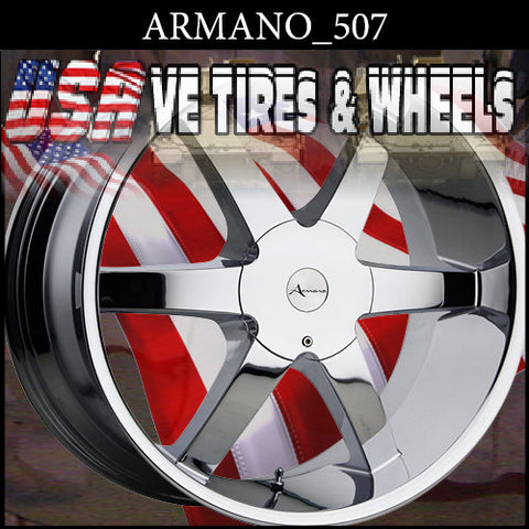 ARMANO 507 22X9.5 6x135/139.7 ET+30 CHROME