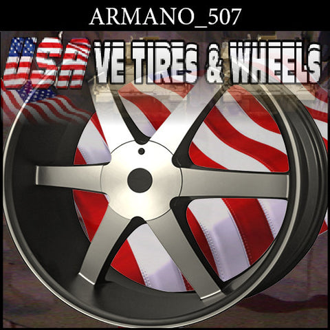 ARMANO 507 24X9.5 5x115/120 ET+15 FL BMF