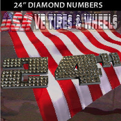 24" SIZE MATTERS DIAMOND NUMBERS