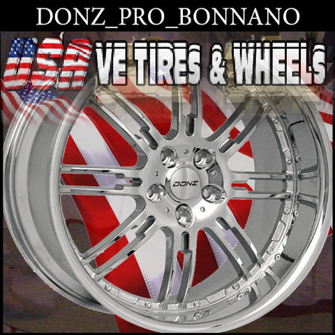 DONZ PRO SERIES BONNANO 20X10 BLANK ET+23 CB 74.1  CHROME
