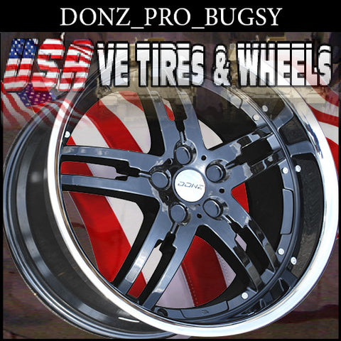 DONZ PRO SERIES BUGSY 20X10 5x120 ET+23 BLK SSL