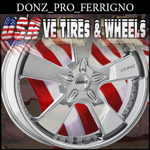 DONZ PRO SERIES FERRIGNO 22X8.5 5x115 ET+15 CB 74.1 CHROME