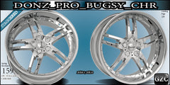 DONZ PRO SERIES BUGSY 20X8.5 5x108 CB 74 ET+30 CHROME