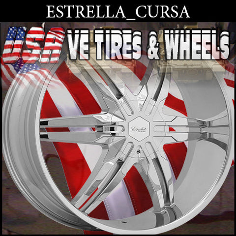 ESTRELLA CURSA 22X9 BLANK ET+30 CB 78.1 CHROME