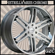 ESTRELLA ARIES 24X9.5 BLANK ET+15 CB 78.1 CHROME