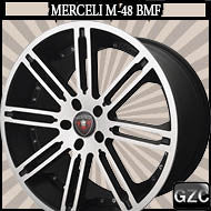 MERCELI M48 20X8.5 5x114.3 ET+35 CB 73.2 FLAT BLACK MACHINE FACE