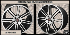 MERCELI M48 20X8.5 5x114.3 ET+35 CB 73.2 FLAT BLACK MACHINE FACE