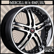 MERCELI M6 22X8.5 5x112 ET+32 CB 66.56 BMF SSL