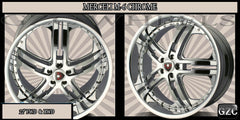 MERCELI M6 22X8.5 5x112 ET+32 CB 66.56 CHROME