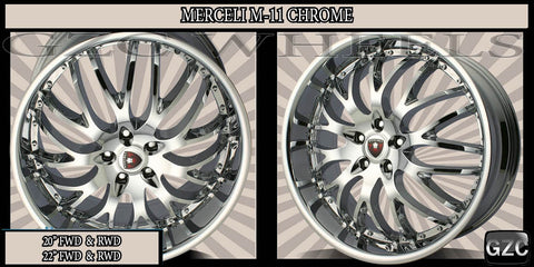 MERCELI M11 20X8.5 5x114.3 ET+35 CHROME