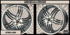 MERCELI M4 18X8 5x114.3 ET+35 CHROME