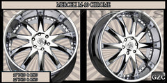 MERCELI M10 20X8.5 5x120 ET+15 CB 74.2 CHROME