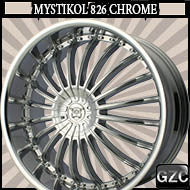 MYSTIKOL 826 20X8.5 5x108/114.3 ET+35 CHROME