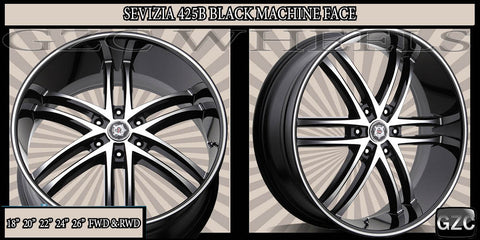SEVIZIA 425 24X9.5 6x139.7 ET+25 BMF ST