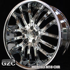 MERCELI M18 20X8.5 5x114.3 ET+35 CHROME