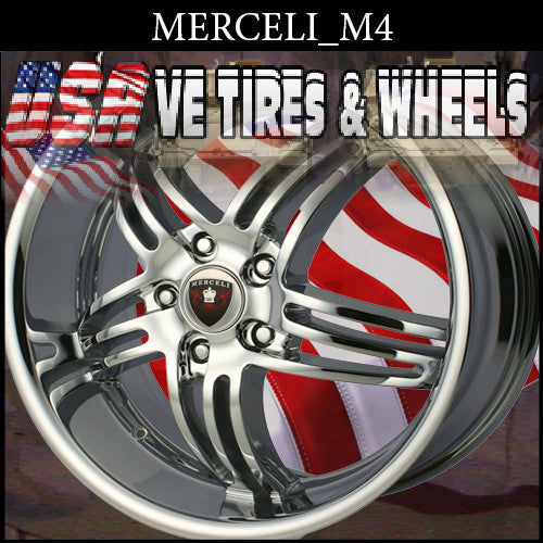 MERCELI M4 18X8 5x114.3 ET+35 CHROME