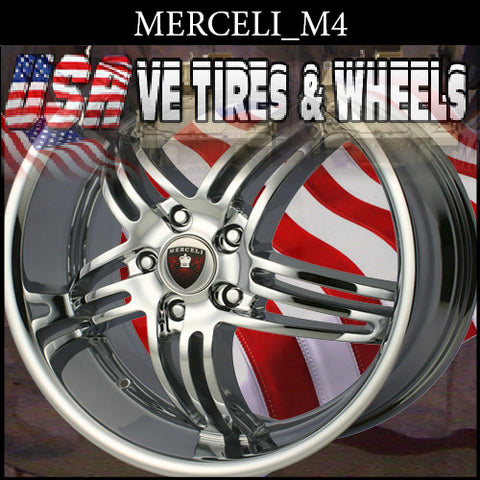 MERCELI M4 18X8 5x114.3 ET+35 CHROME