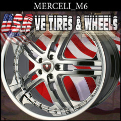 MERCELI M6 22X8.5 5x112 ET+32 CB 66.56 CHROME