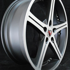 MERCELI M41 20X8 5x114.3 ET+35 CB 73.2 MATTE BLACK