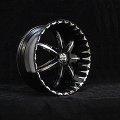 NOIR BLACK STAR 22X9.5 5x115 ET+15 BMF ST