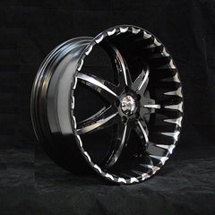 NOIR BLACK STAR 22X9.5 5x115 ET+15 BMF ST