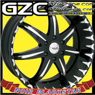 NOIR BLACK STAR 20X8.5 6x127 ET+30 CB 87 BMF STEETH