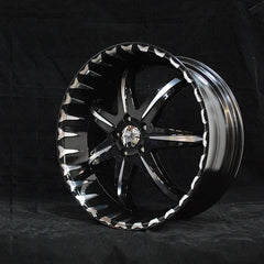 NOIR BLACK STAR 22X9.5 5x115 ET+15 BMF ST