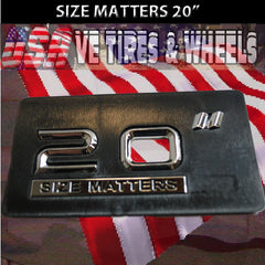 20" SIZE MATTERS NUMBERS