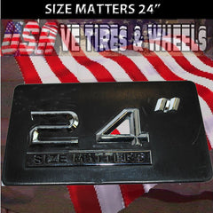 24" SIZE MATTERS NUMBERS