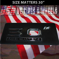 30" SIZE MATTERS NUMBERS